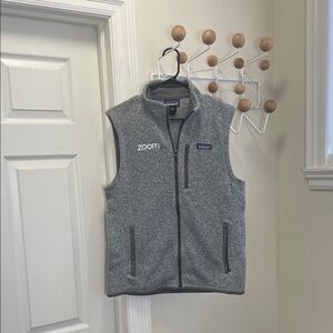 Patagonia - Classic Zip Up Outdoor Vest "Zoom" Logo - Grey - M